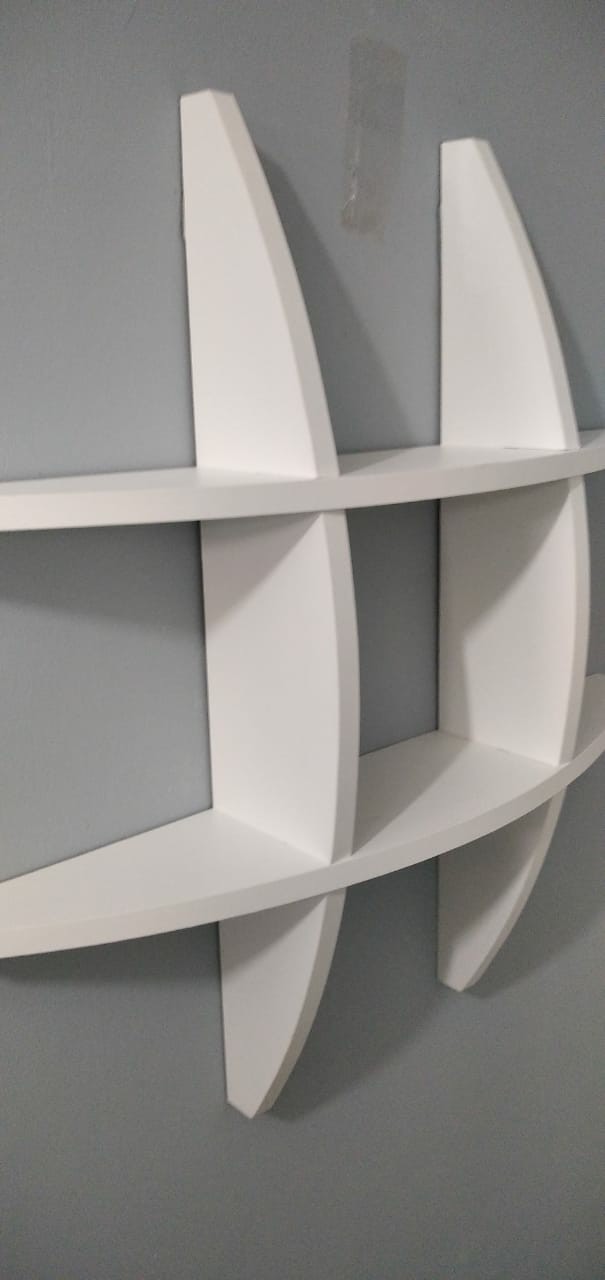 Dekorasi Dinding Bentuk Pagar Minimalis Floating Shelves | Massironi Hiasan Ambalan Dinding