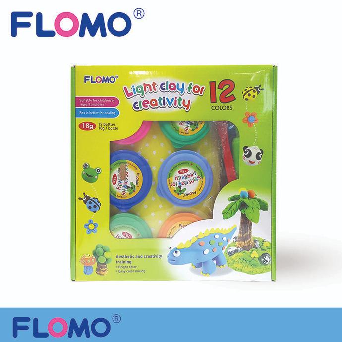 

Flomo Light Clay For Creativity 12 Warna