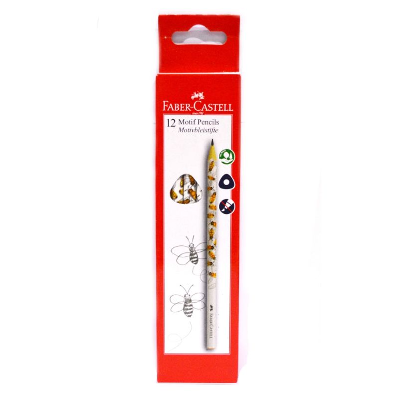 

Faber-Castel Motif Pencils Bee 12 pcs - Pensil Kayu dengan motif Lebah