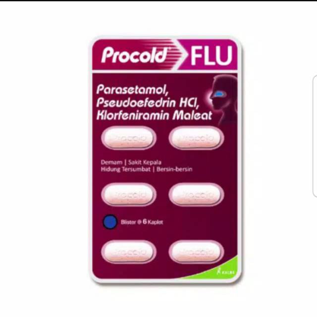 Procold Flu  (strip / 6 tablet  ).