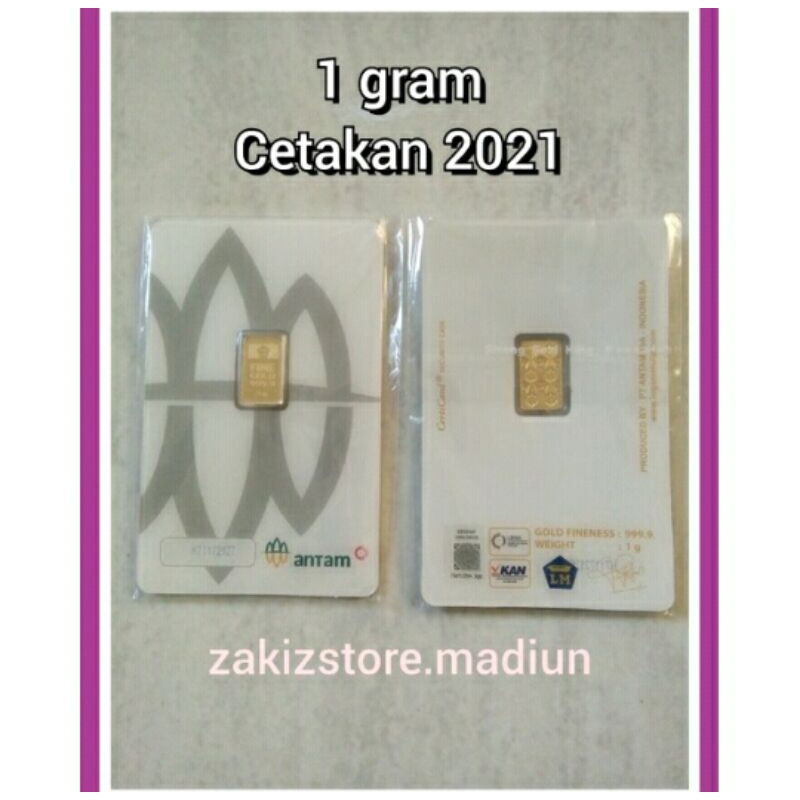 LM Emas Antam 1 Gram Certieye 2020 / 2021