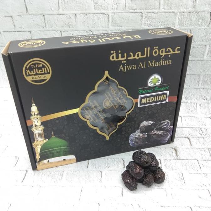 

Kurma Ajwa Kurma Ajwa al-Madina 1kg Premium / Kurma nabi / Kurma Ajwa Original