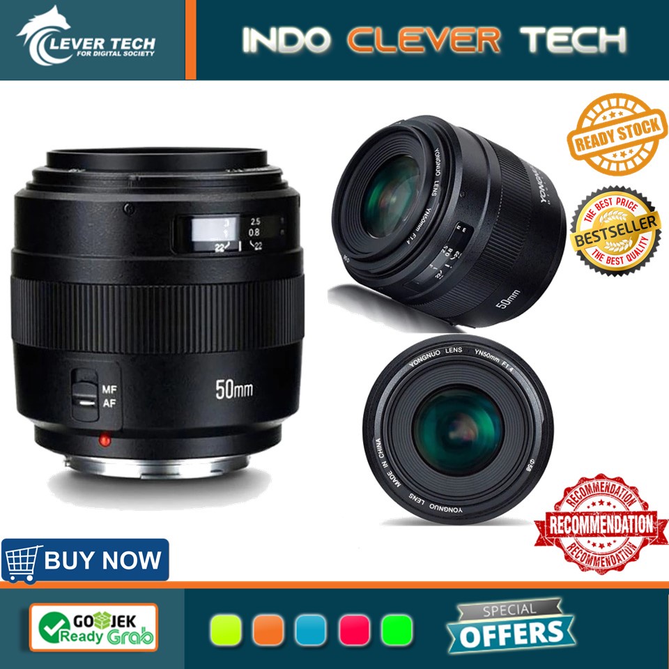 Yongnuo 50mm f/1.4 Lens for Canon EF