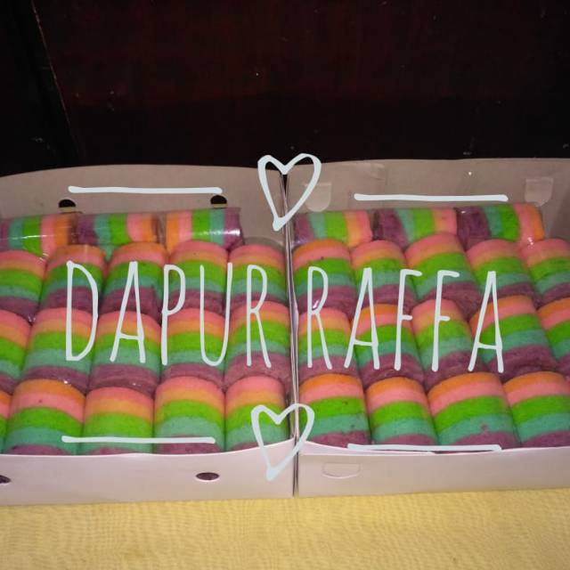 

RAINBOW ROLL MINI/BOLU GULUNG PELANGI ISI SELAI