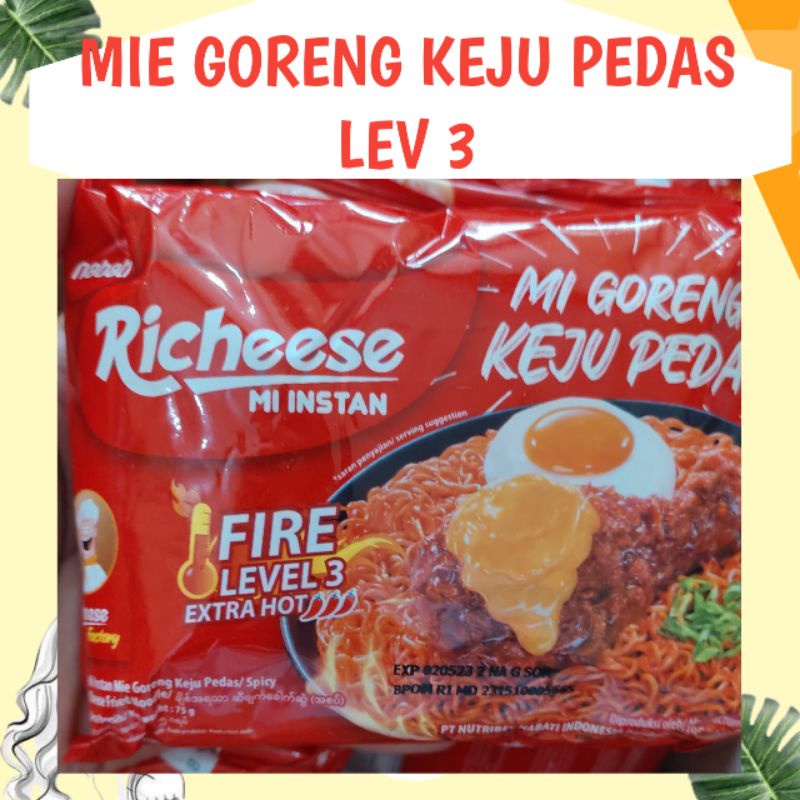 Mie Richeese Lev 3 - mie goreng - Richeese