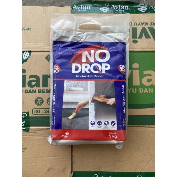 No Drop Mortar 5kg Semen Acian Waterproofing Pelapis Anti bocor