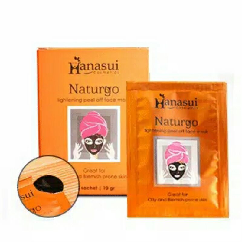 ✨MASKER NATURGO HANASUI BPOM✨PER BOX 10 Pcs