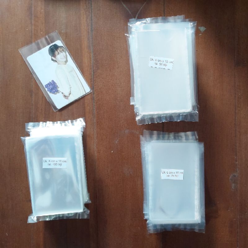 

Inner Sleeve Plastik Pelindung Photocard Ukuran 6 x 10 cm