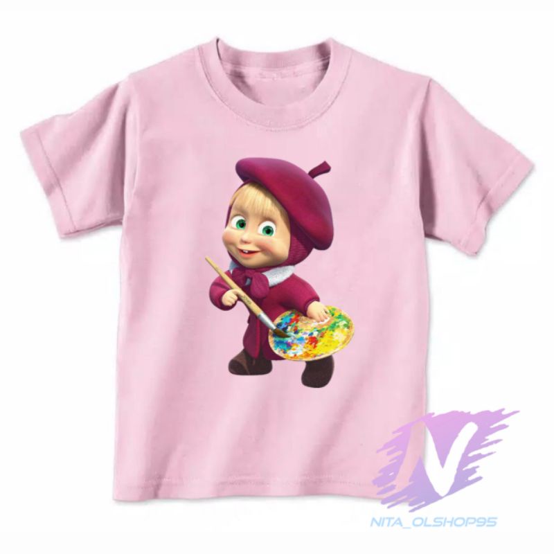 kaos anak marsa baju kaos anak masha