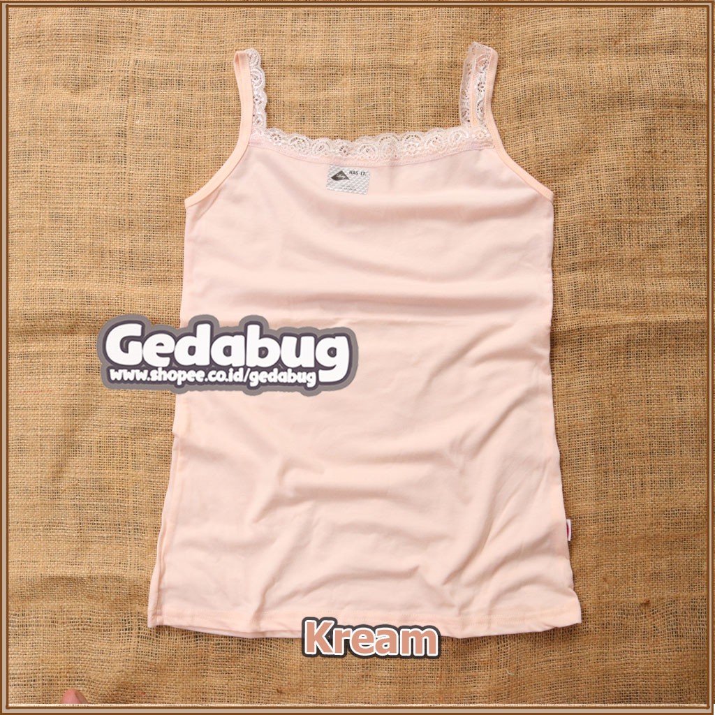 Tangtop Lutty RENDA KECIL SNI | Pakaian dalam wanita tank top warna - gedabug