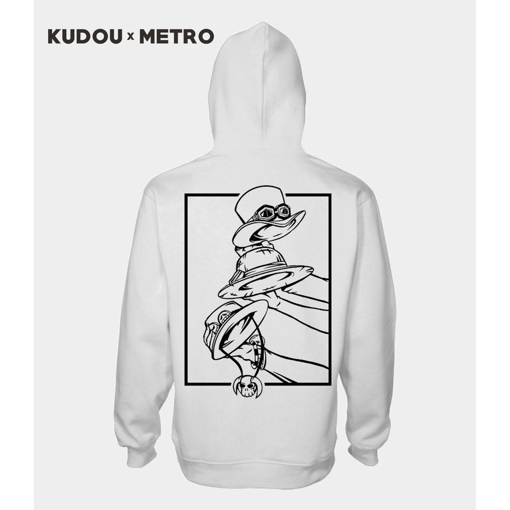 Hoodie Luffy Sabo Asce the brothers Line art Anime One Piece