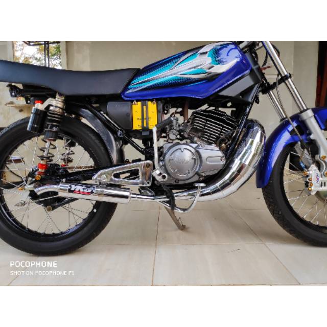 Knalpot RX King YKJ Lobster Chrome type Silincer Super Garing