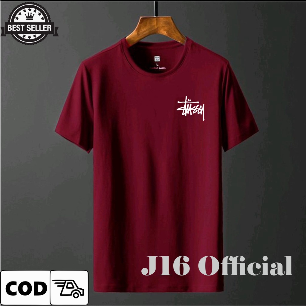 T-shirt Kaos Pendek Distro Pria Bahan Cotton Combed 30s Premium