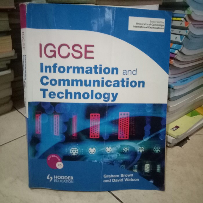 Original IGCSE INFORMATION AND COMMUNICATION TECHNOLOGY