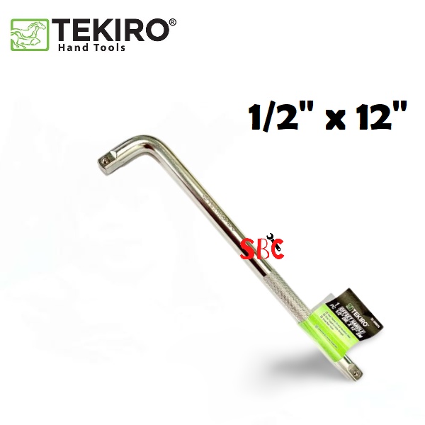 TEKIRO Gagang Kunci Sok Sock Socket Shock L 1/2" x 12" Offset Handle