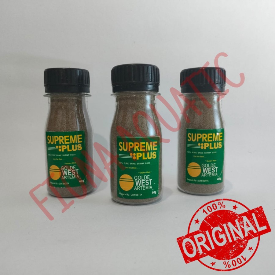 ARTEMIA SUPREME 40 GRAM / ARTEMIA GOLDEN SUPREME PLUS / SUPREME PLUS
