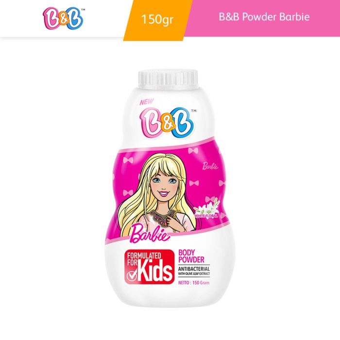 COD B&B Kids Barbie powder botol 150 gr