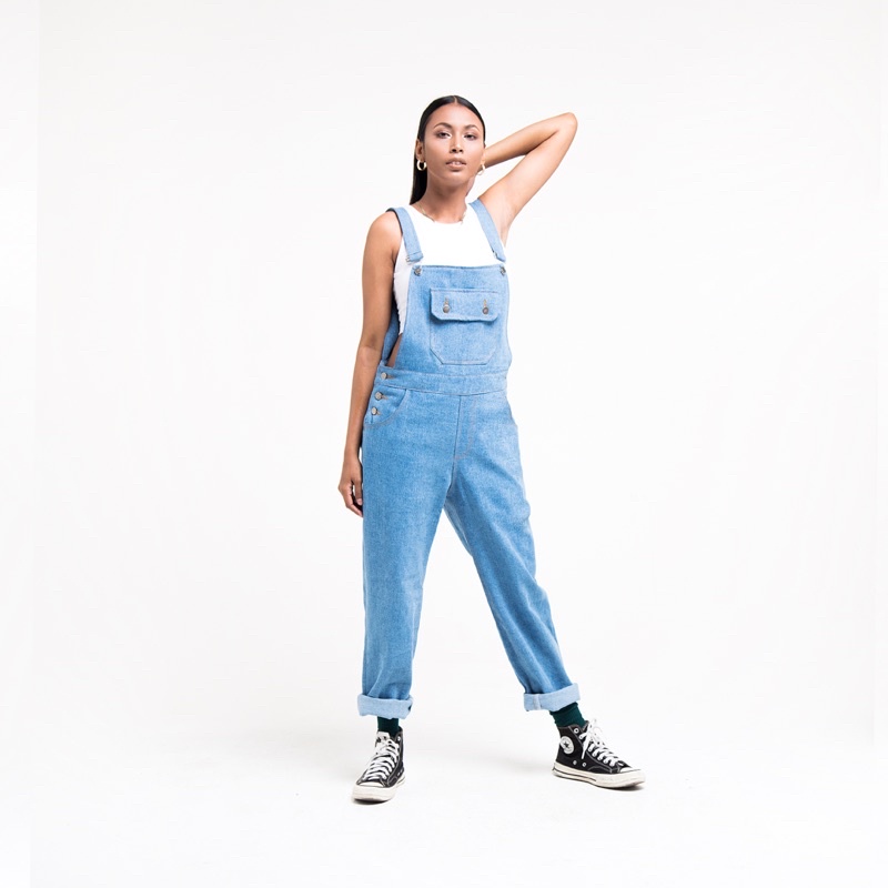 Munevverofficial - OVERALLS JEANS MAR 02 || baju kodok wanita pria custom size dan model
