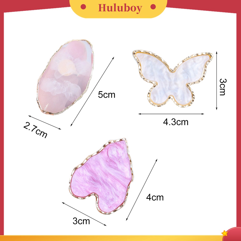 Huluboy Huluboy♡ Palet Display Warna Kutek Gel Bahan Resin Untuk Manicure