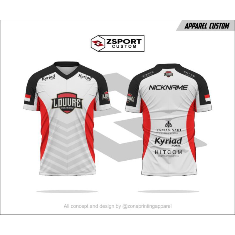 JERSEY LOUVRE FREE NICKNAME