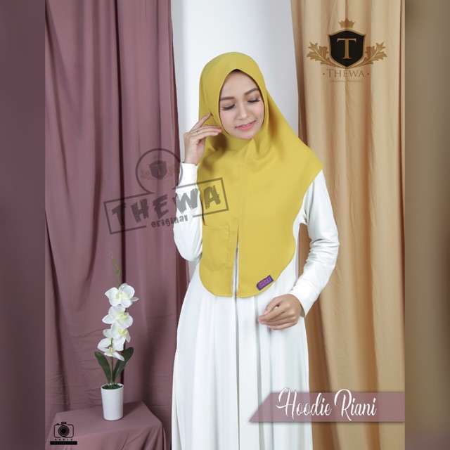 THEWA | Jilbab Instan HOODIE RIANI KANTONG
