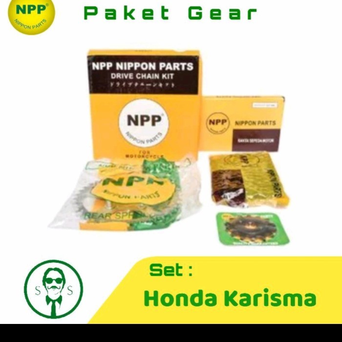 Gir Set Gear Set Rantai NPP Karisma Supra X 125