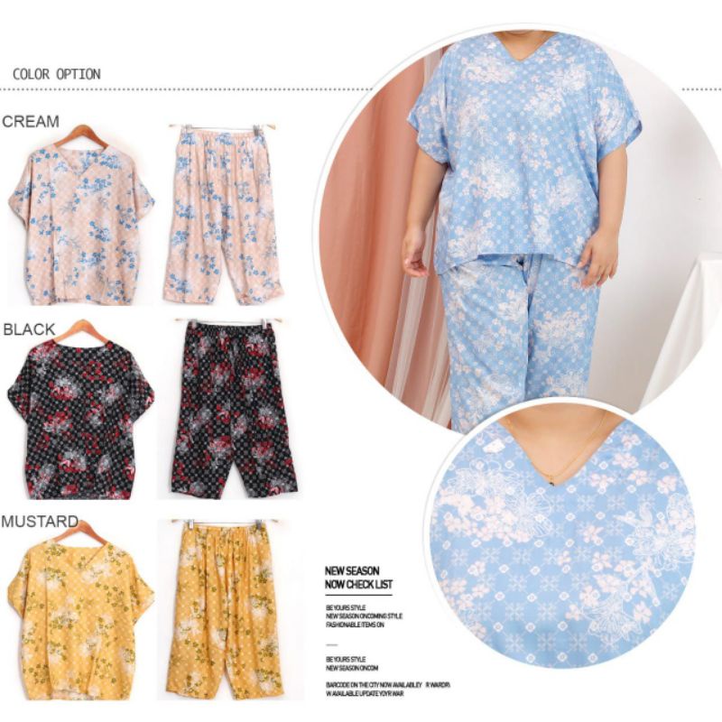 Setelan 7/8 Rayon Jumbo