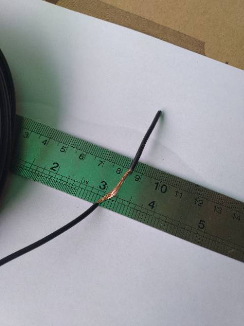 Kabel awg18 awg 18 kabel serabut 075 hitam paket 50m