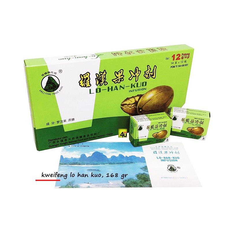 

Kweifeng Lo Han Kuo Infusion - Box isi 12 pcs