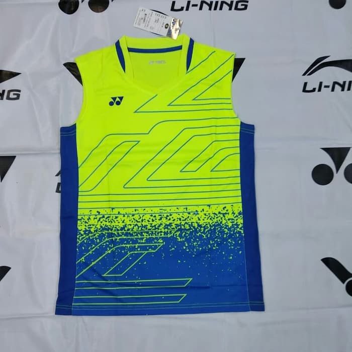 Terbaru  Baju Kaos Singlet Badminton Import Yonex Stabilo