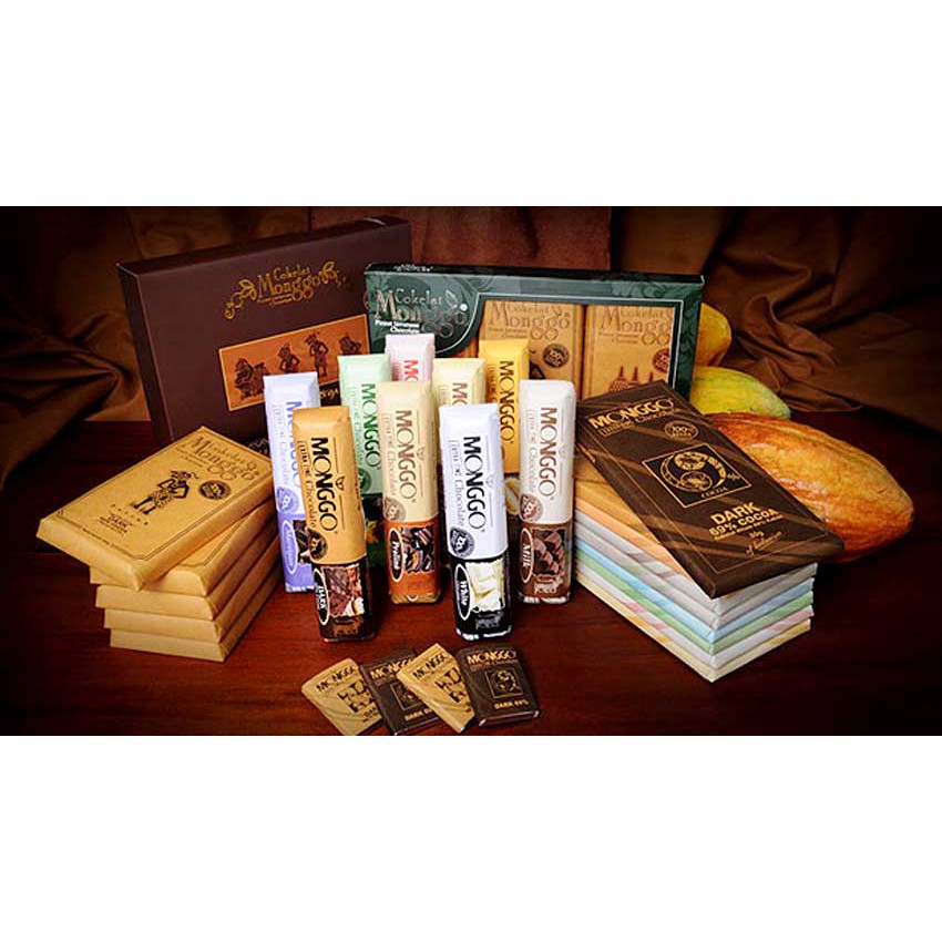 

Cokelat MONGGO-Cokelat Kekinian-Cokelat Batang 40 gram