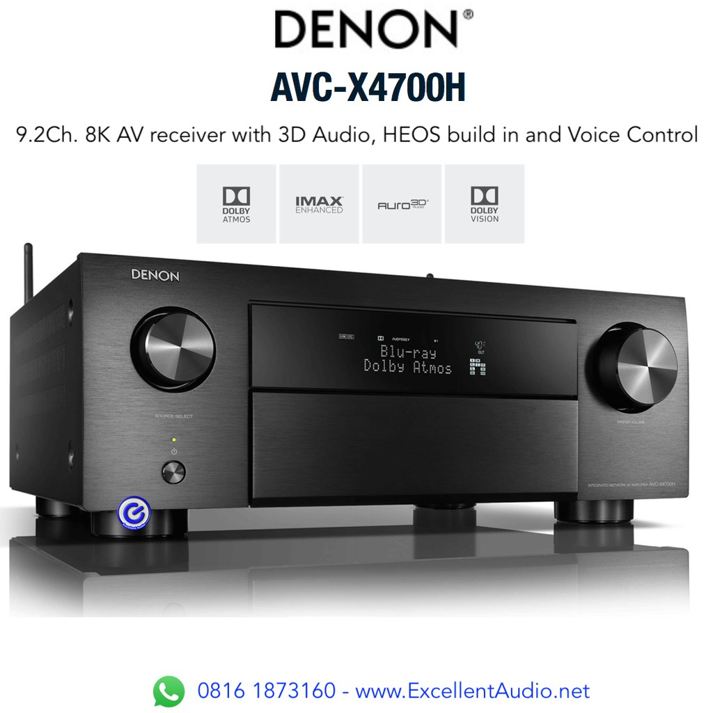 Denon AVCX4700H AVC X4700H 4700 dolby atmos home theatre amplifier