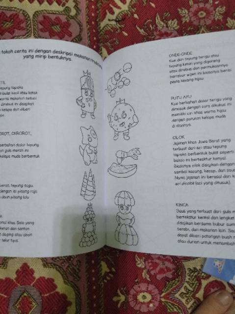 Buku Anak - Kisah Lezat dari Lezatika - Cerita dan mewarnai