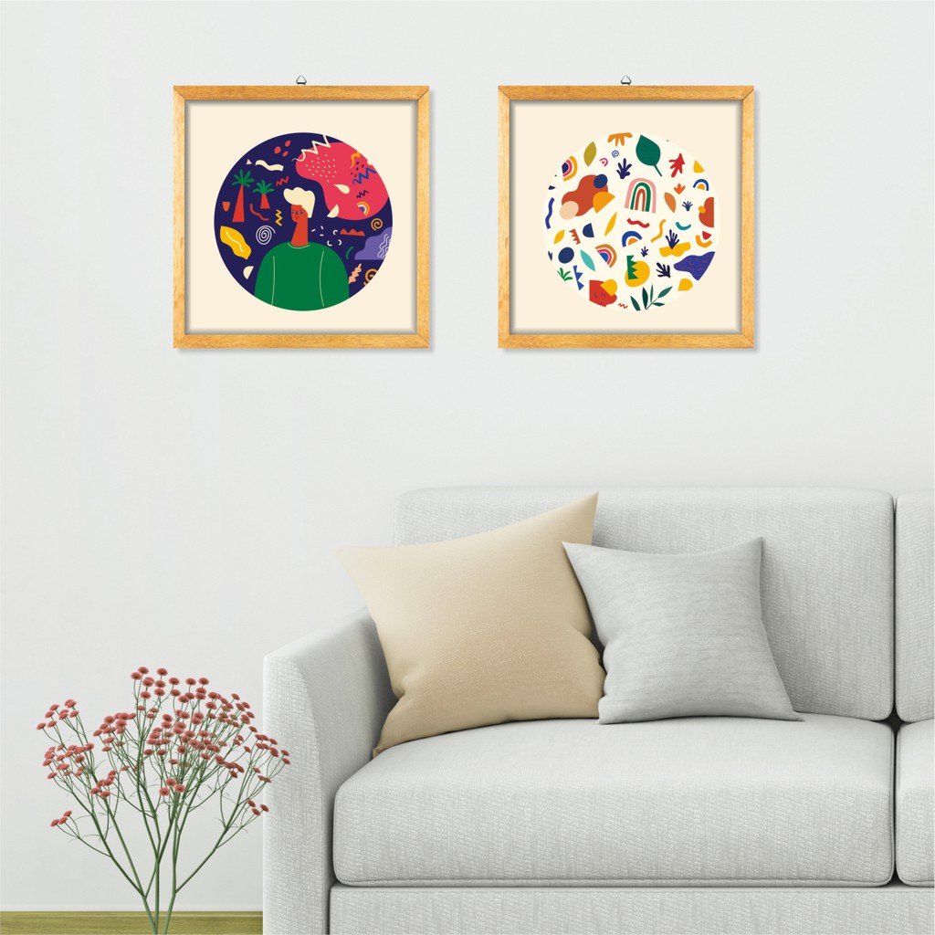 Wooden Projects Hiasan pajangan dinding rumah Frame dekorasi kamar