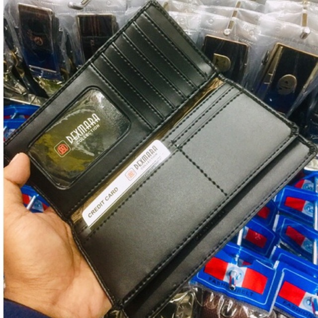 dompet pria dan wanita ukuran panjang bahan kulit sintetis lokal #dompet #dompetpanjang #dompetpria