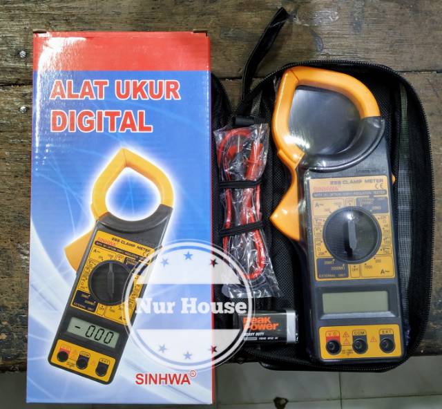 tang ampere digital shinwa digital clam meter alat ukur digital