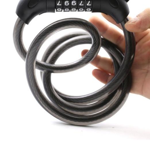 ✫ Gembok Sepeda Kode Angka 5 Digit Kunci Kombinasi Anti Maling / Gembok Sepeda Lipat Kunci Angka ☎