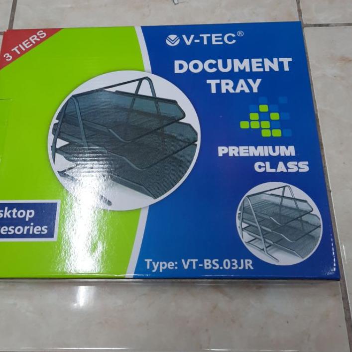

Trend - Tray Besi Susun 3 V-Tec / Rak Surat Besi 3 Susun / Tray 3 Susun Jaring Besi