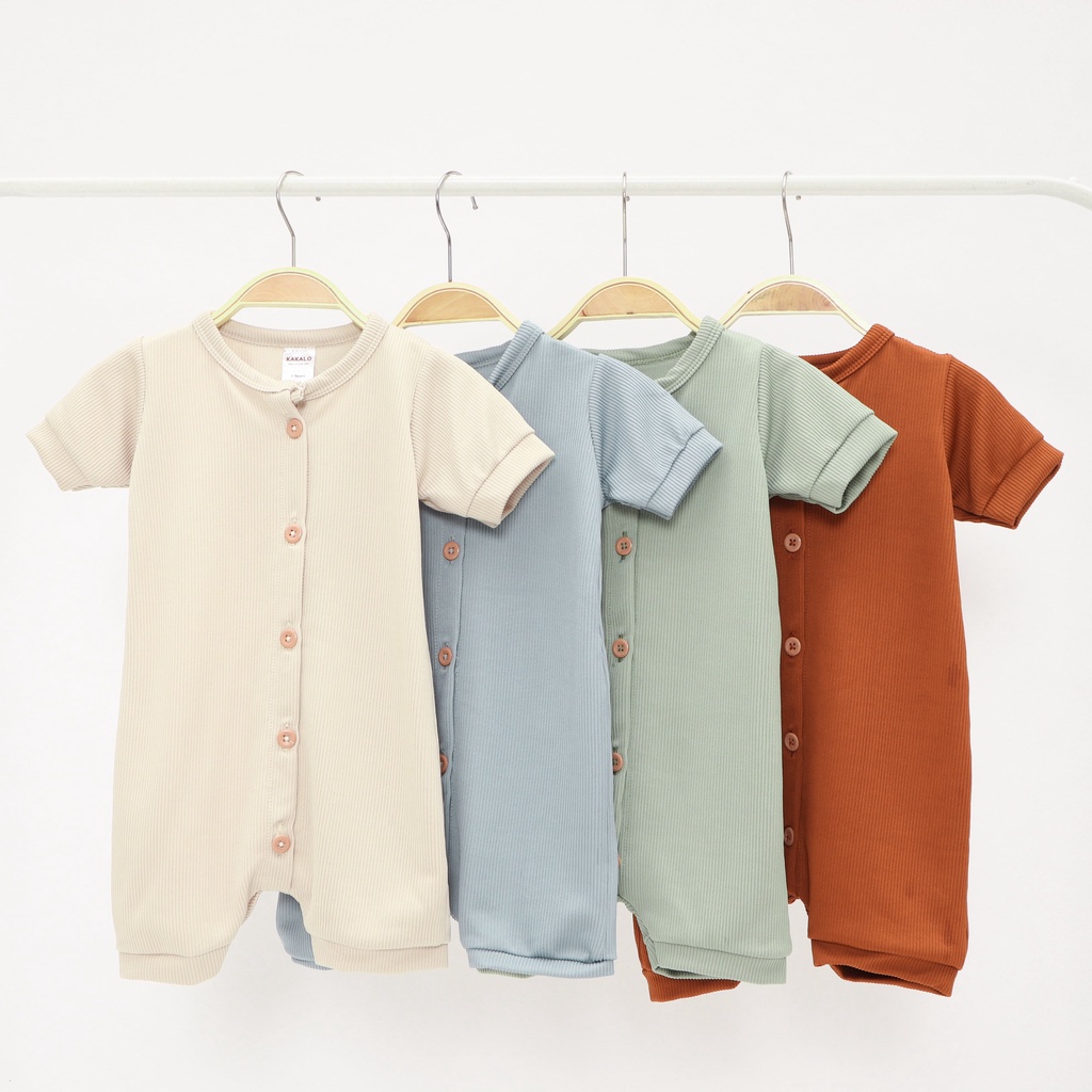 KAKALO Pakaian Bayi | Bunaken Rib Romper (0-1 Tahun)-2