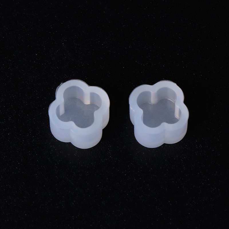 SIY  8 Pair/set UV Resin Silicone Molds DIY Crystal Epoxy Mold Small Earrings Stud Making Mould