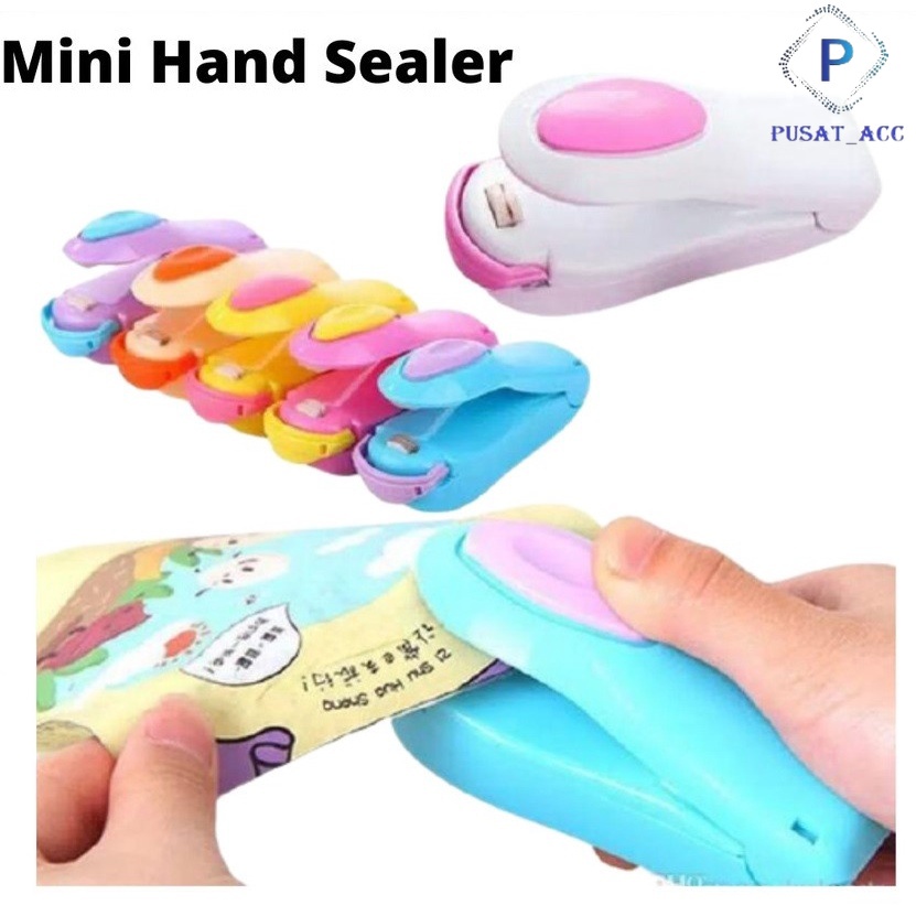 HS17 -Super Handy Sealer Pengemas Makanan / Mini Hand Sealer Perekat