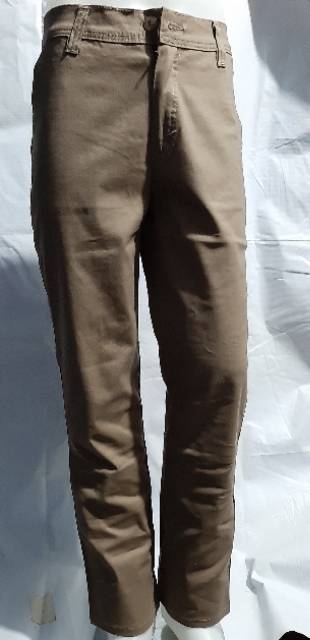 (BISA COD)CELANA CHINO PANJANG PRIA BAHAN TWILL STRET SIZE 27- 32  33-38