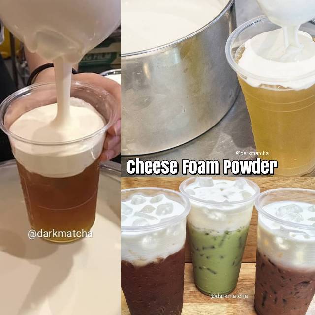 Jual CHEESE FOAM POWDER MACHIATTO halal cream cheese topping murah krim