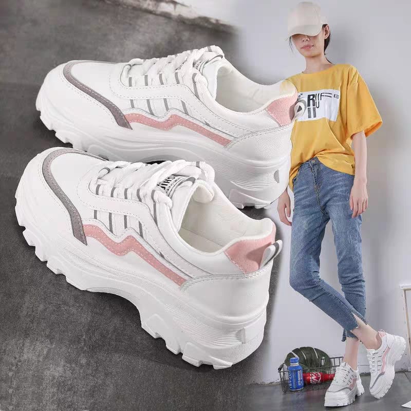 COD SD 1A06 Sepatu Sneakers Wanita Trend Korea Fashion Import-6