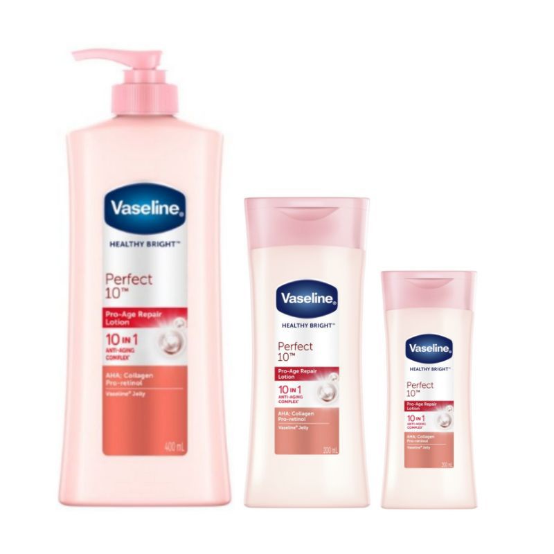 VASELINE Healthy Bright Hand Body Lotion Perfect 100-400 ml