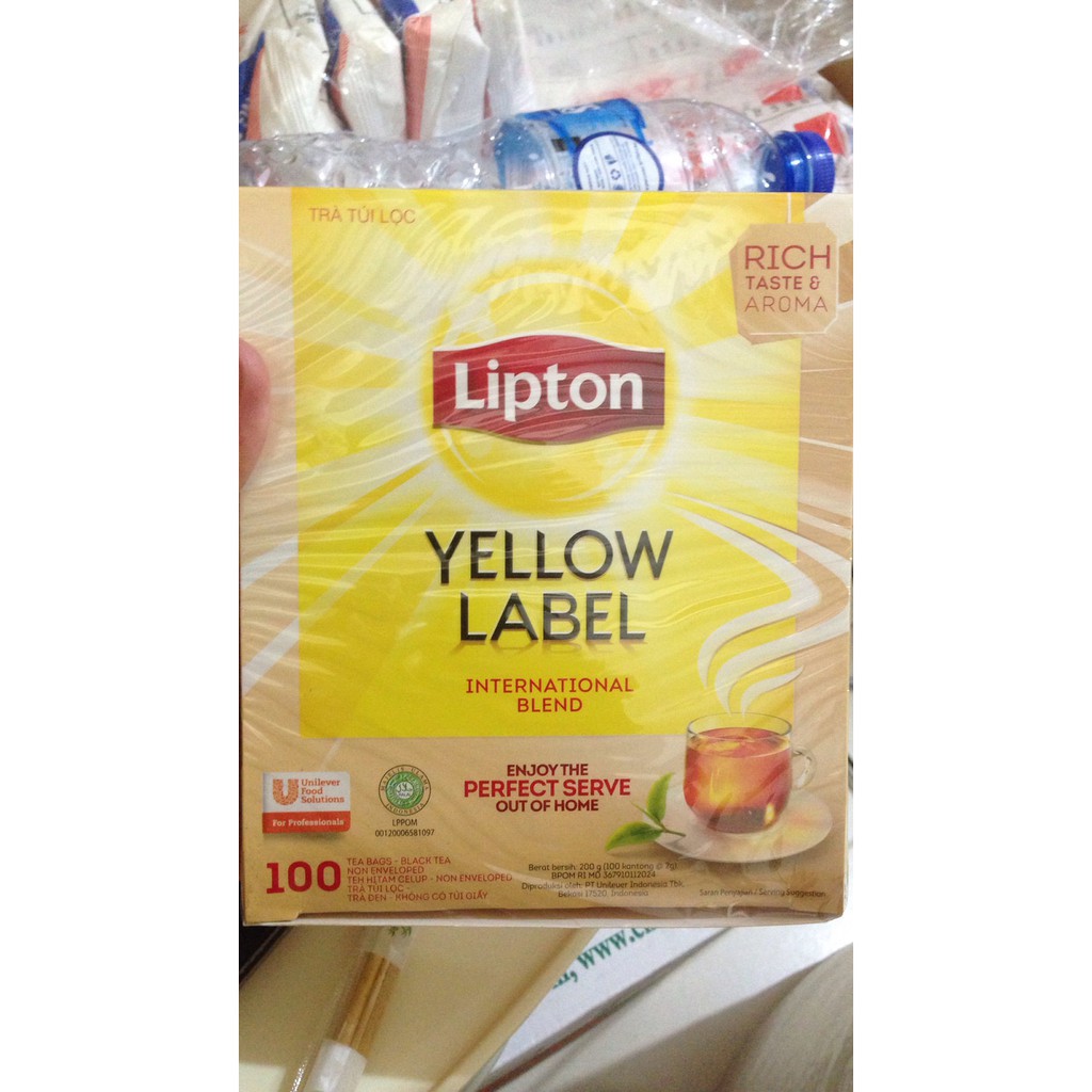 

Lipton yellow label 100 unenvelope