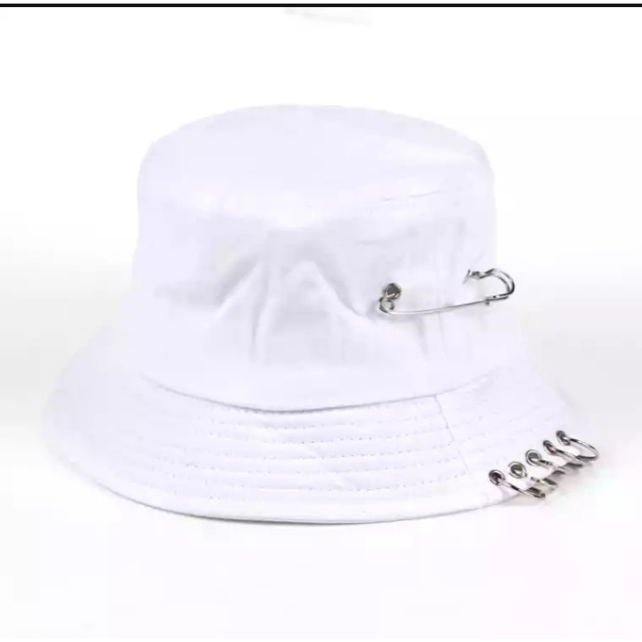 Topi Bucket Hats Ring Cincin Unisex