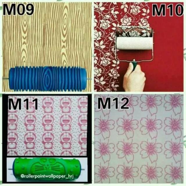ROLL CAT DINDING MOTIF WALLDECOR / DEKORASI RUMAH CAT LUKIS DINDING