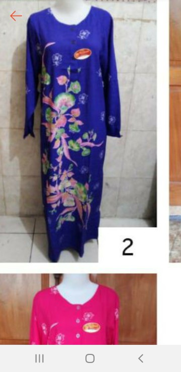 Daster Longdress / Gamis Batik Sari Kencana 52