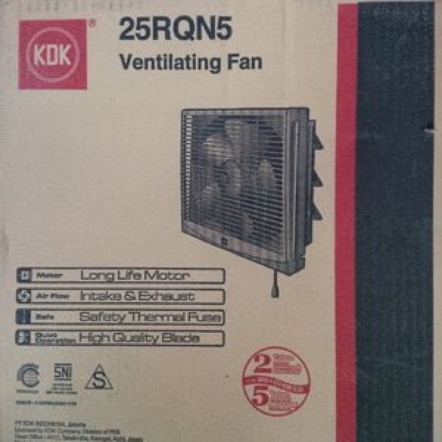 KDK EXHAUST WALL FAN 10 INCH - 25 - RQN